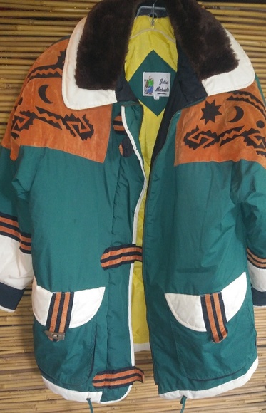 Julia Michaels LP Vintage 90s Western Cowgirl Cabin Jacket Thick Coat - Picture 2 of 7